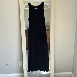 J crew black maxi dress